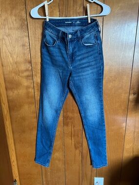 Old Navy Dark Blue Skinny Jeans with Fading